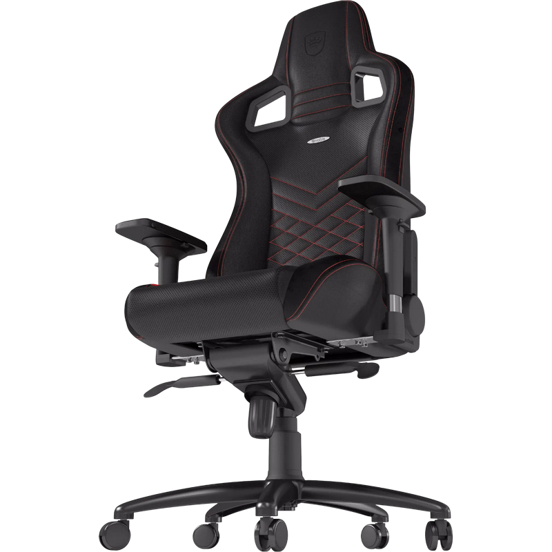 Игровое кресло Noblechairs Epic, Искусственная кожа, Черный/Красный