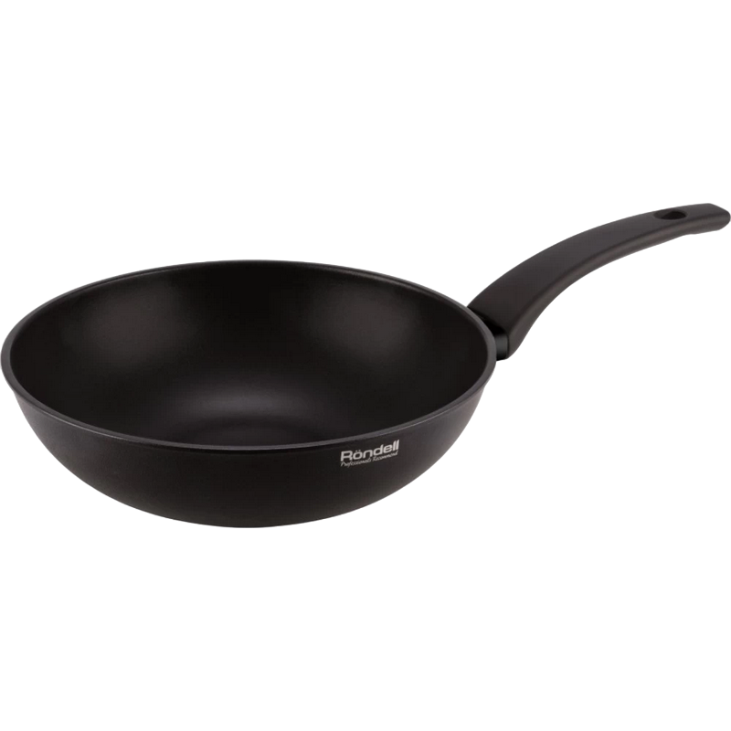Tigaie WOK Rondell RDA-1646, 3,2L, 28cm, Negru