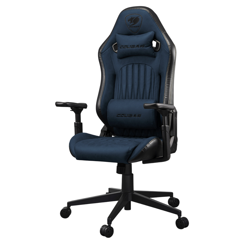 Scaun gaming cougar explore, pvc piele, navy blue f