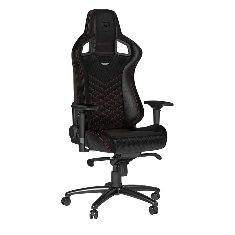 Игровое кресло Noblechairs Epic, Искусственная кожа, Черный/Красный