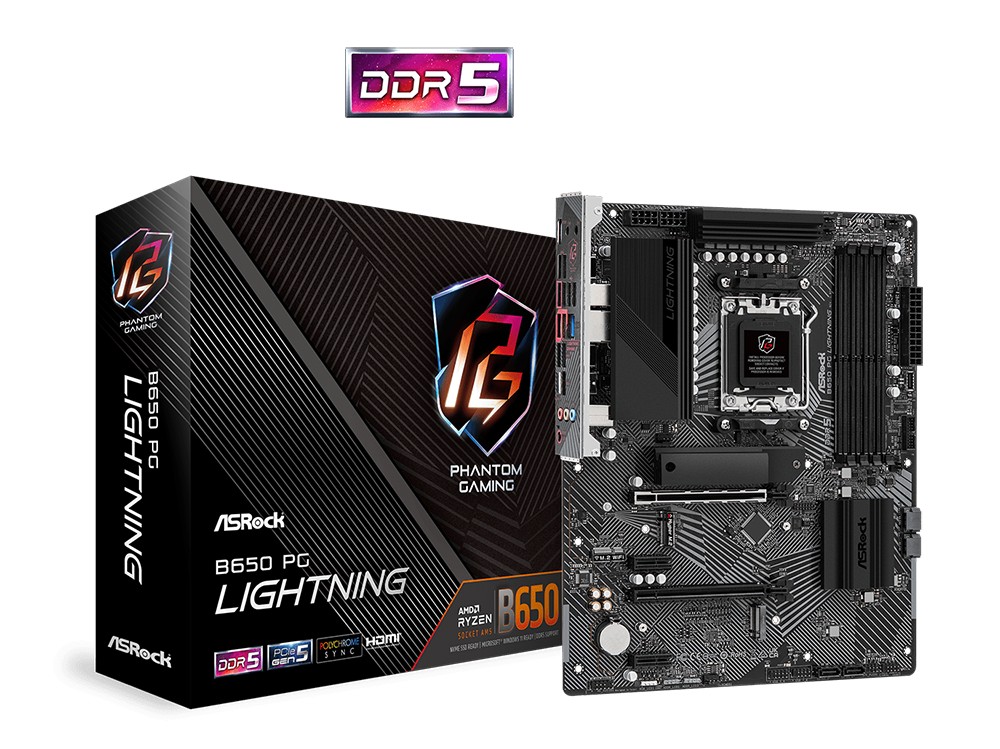 MB AM5 ASRock B650 PG LIGHTNING ATX
