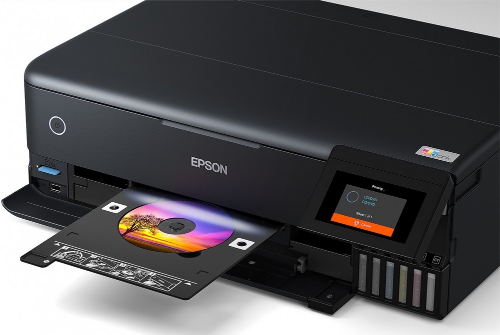 Струйный МФУ Epson L8180, Чёрный