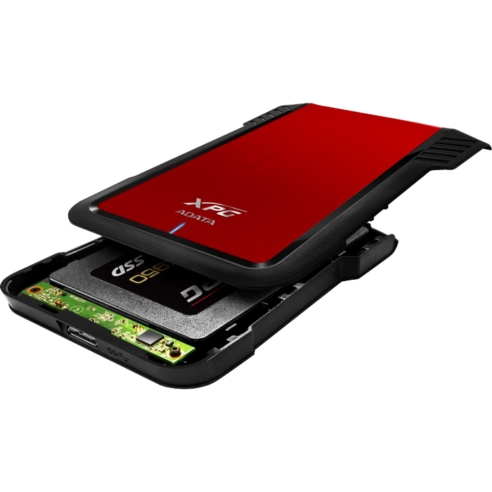 Внешний корпус ADATA XPG EX500, Красный (AEX500U3-CRD)