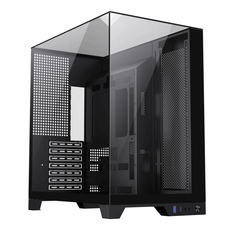 Carcasă PC Gamemax Infinity Plus, Midi-Tower, Fără PSU, Negru