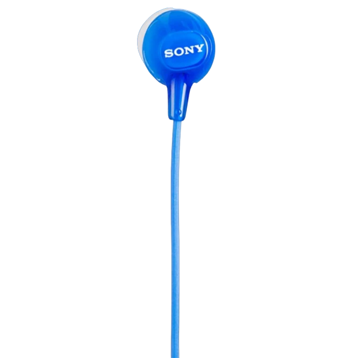 Гарнитура для мобильных телефонов SONY MDR-EX15LP, Проводной аналоговый, Синий