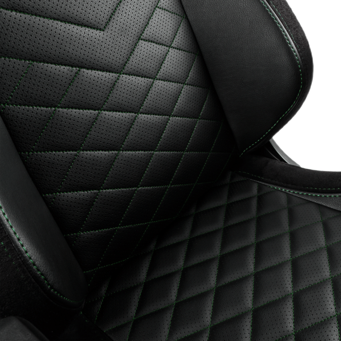 Игровое кресло Noblechairs Epic, Искусственная кожа, Черный/Зеленый