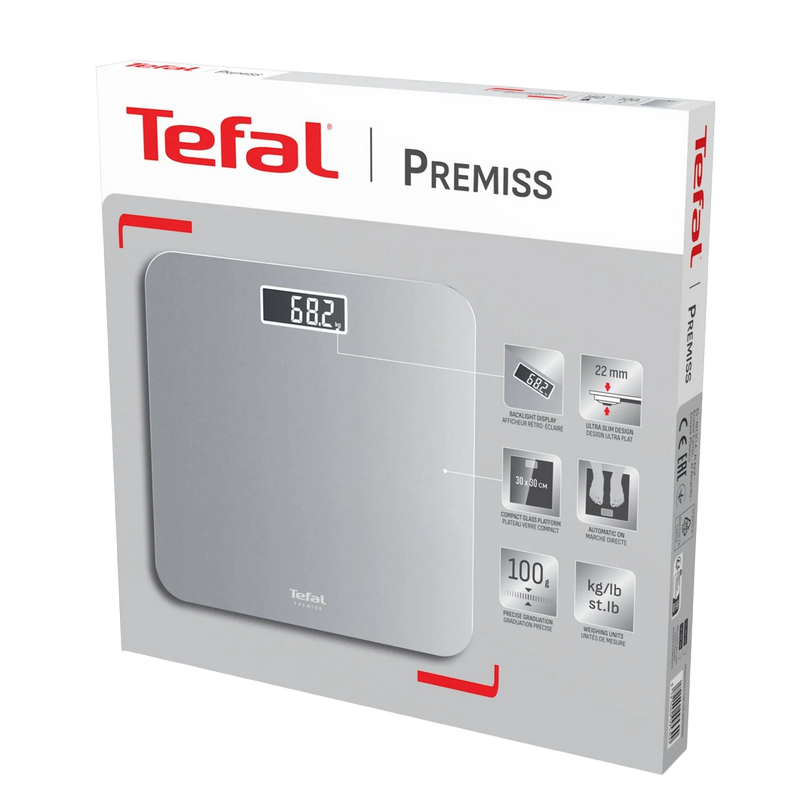 Cântar de podea tefal pp1801v0, argintiu Thumbnail 2