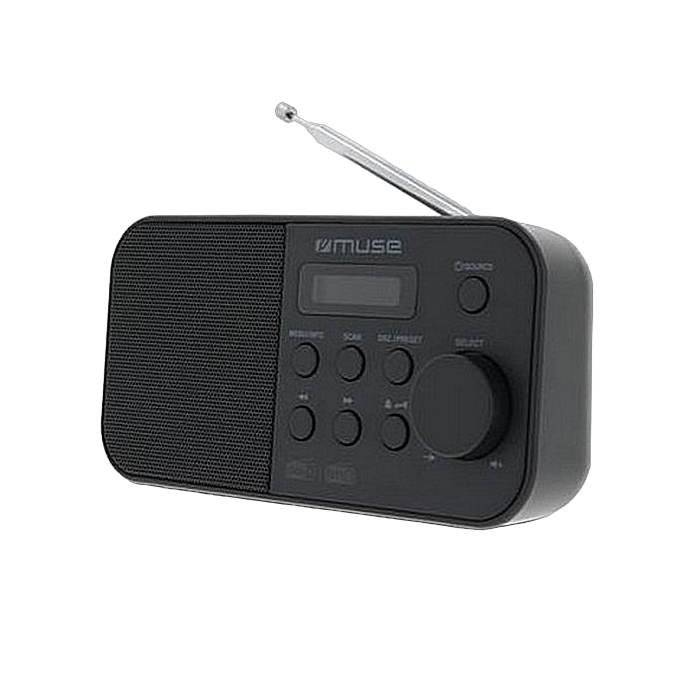MUSE M-109 DB, Tuner DAB+, FM PLL Radio, Black
