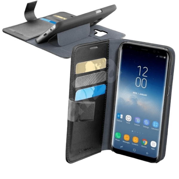 Cellular Sam. G965 (Gal. S9+), Book Agenda Case, Black