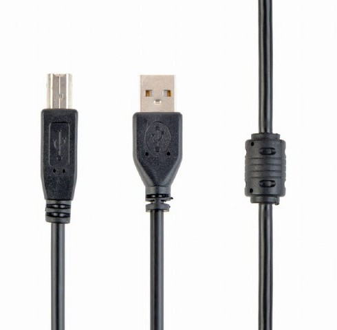 Cablu încărcare și sincronizare Gembird CCF-USB2-AMBM-6, USB Type-A/USB Type-B, 1,8m, Negru
