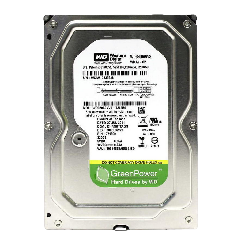 Жесткий диск Western Digital WD AV-GP, 3.5