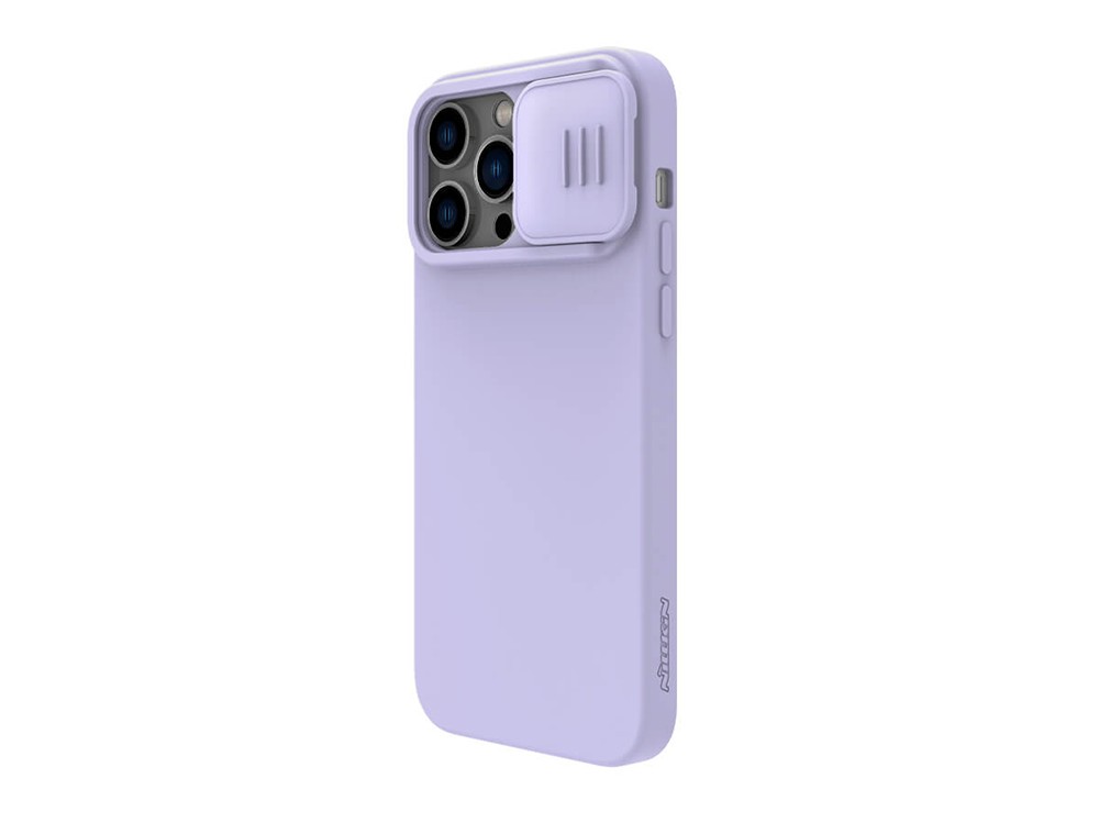 Чехол Nillkin iPhone 14 Pro, CamShield Silky Silicone, Фиолетовый