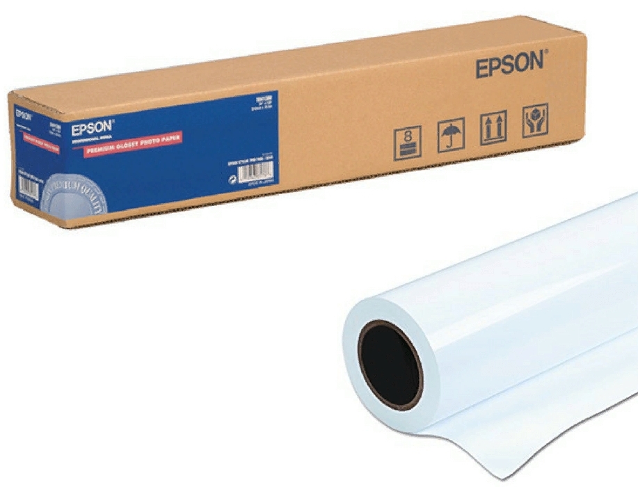 Roll Paper Epson 24"x30m 250gr Premium Semigloss Photo