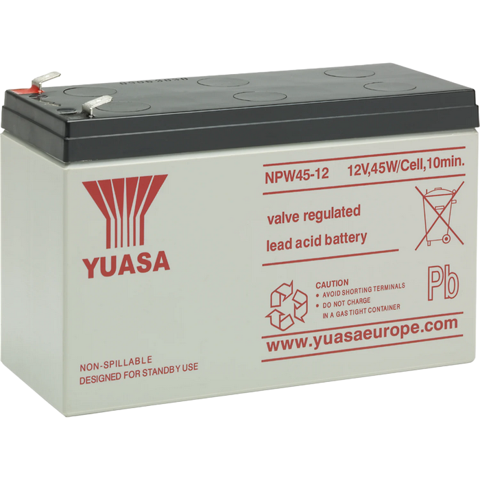 Acumulator UPS Yuasa NPW45-12-TW, 12V, 7,5Ah