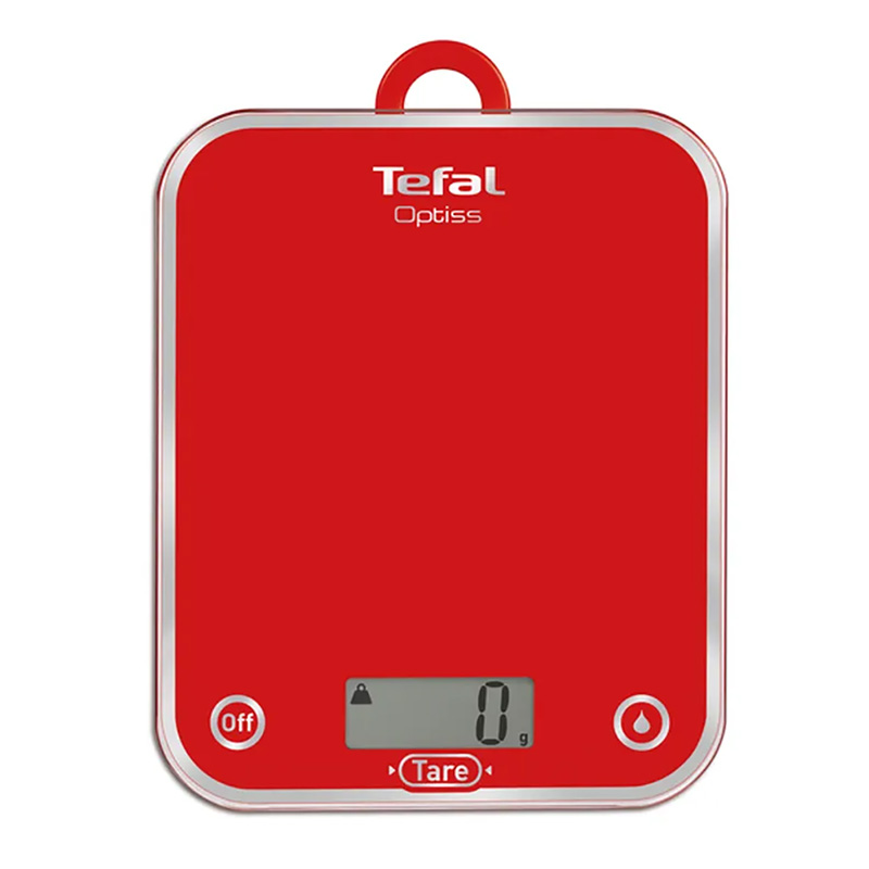 Cântar electronic de bucătărie Tefal BC5003V2, Roșu