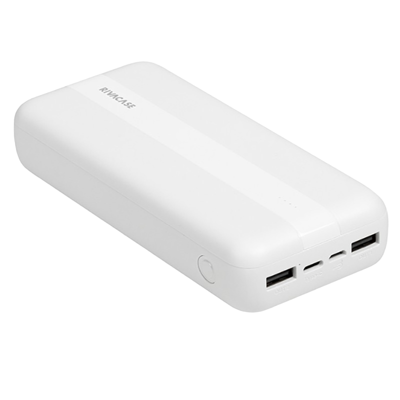 Power Bank Rivacase 20000 mAh, VA2081, White
