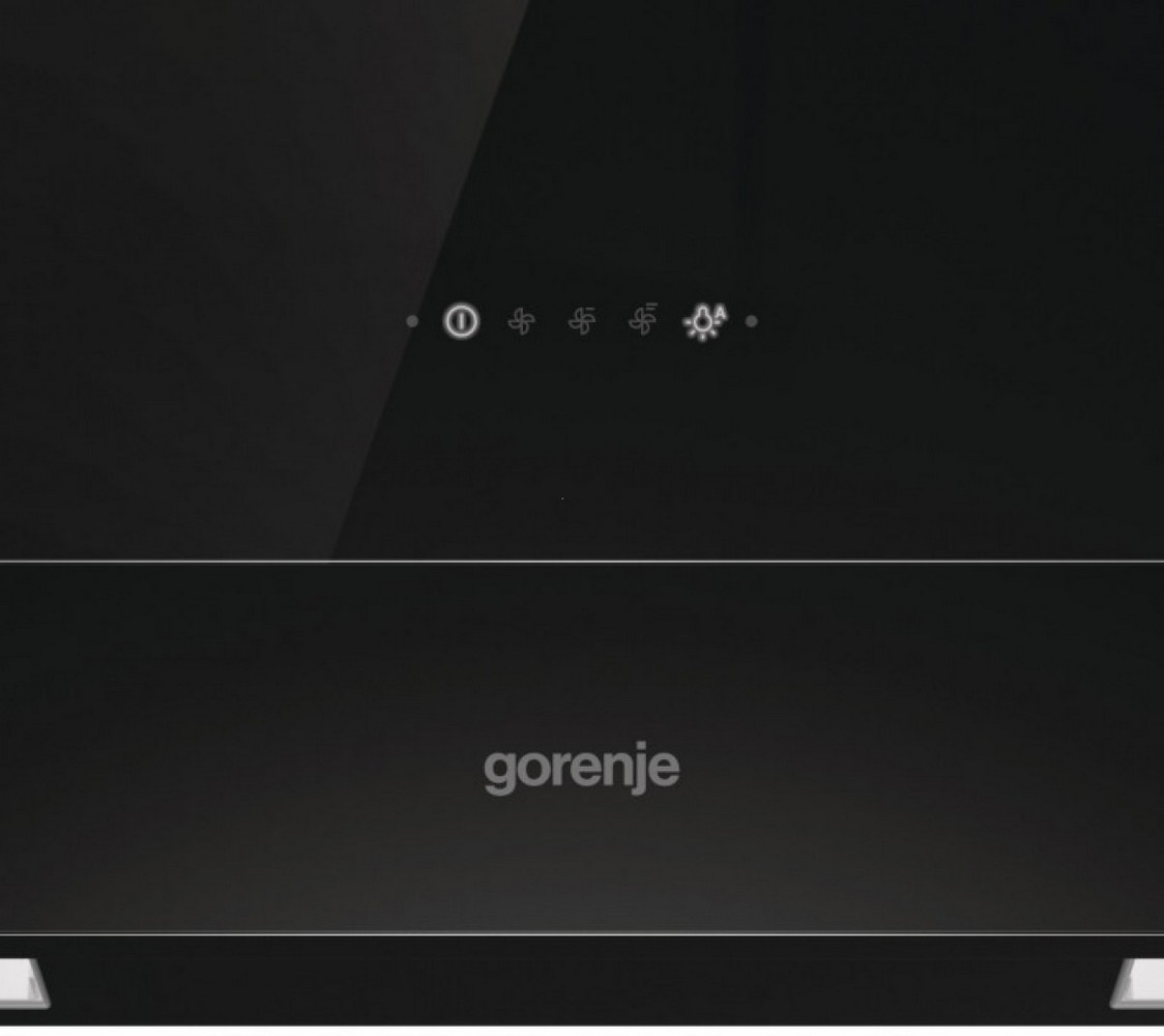 Наклонная Вытяжка Gorenje WHI 6 SYB, Чёрный
