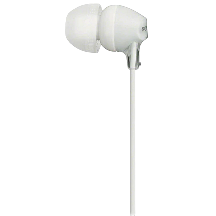 Гарнитура для мобильных телефонов SONY MDR-EX15LP, Проводной аналоговый, Белый