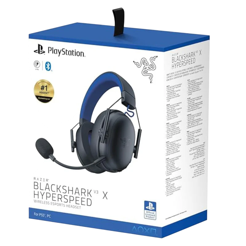 Наушники Razer BlackShark V3 X Hyperspeed for PlayStation Черный | Синий