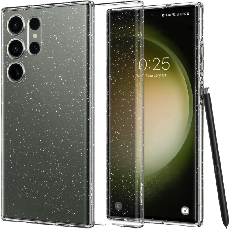 Spigen Samsung S23 Ultra, Liquid Crystal, Glitter Crystal