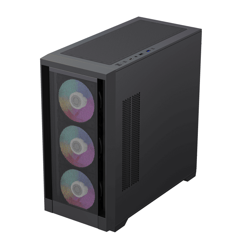 Carcasă PC Gamemax Defender MB, Mini-Tower, Fără PSU, Negru