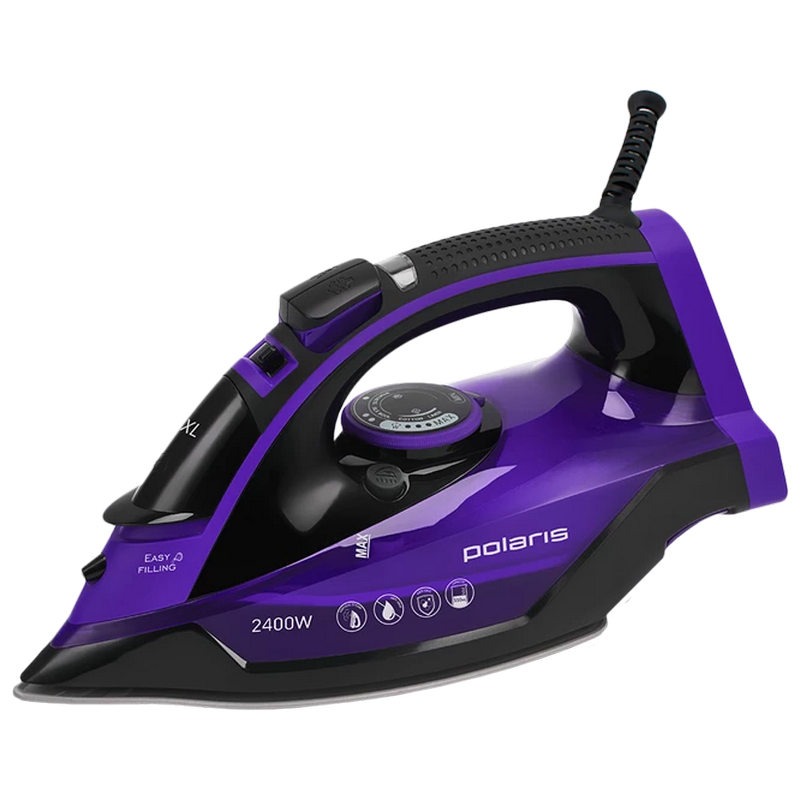 Утюг Polaris PIR 2415K, 2400Вт, Фиолетовый