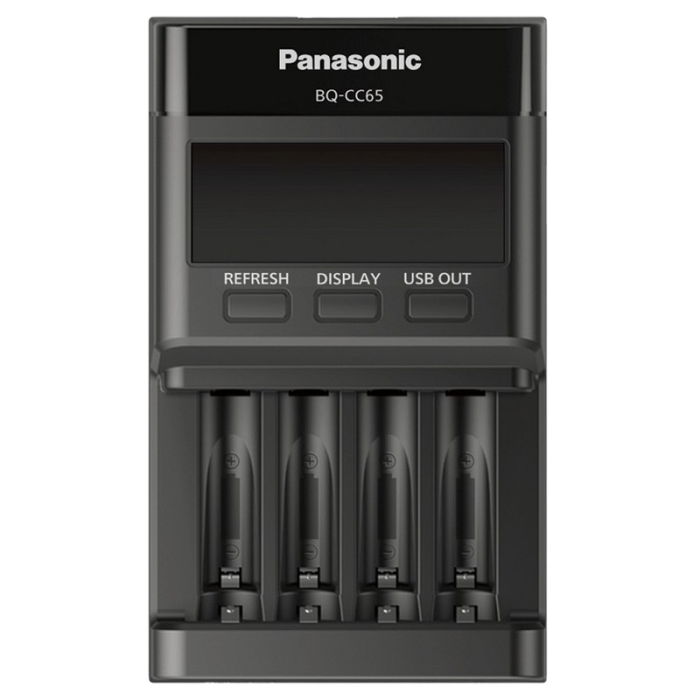 Încărcător Acumulatori Panasonic BQ-CC65E, Negru