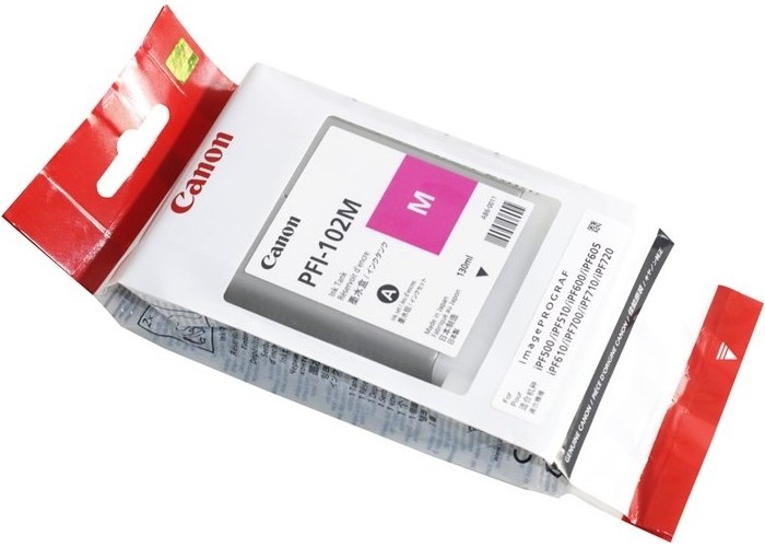 Cartuș de cerneală Canon PFI-102, 130ml, Magenta