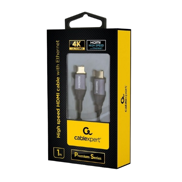 Видео кабель Cablexpert CCBP-HDMI-1M, HDMI (M) - HDMI (M), 1м, Чёрный