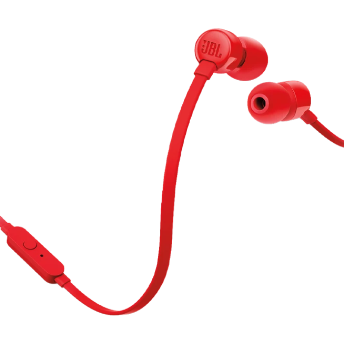 Earphones  JBL T110 Red