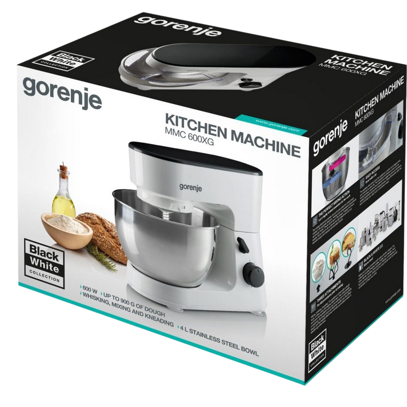 Robot de bucătărie Gorenje MMC600XG, Alb