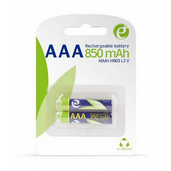 Аккумуляторы Energenie EG-BA-AAA8R-01, AAA, 850мА·ч, 2шт.