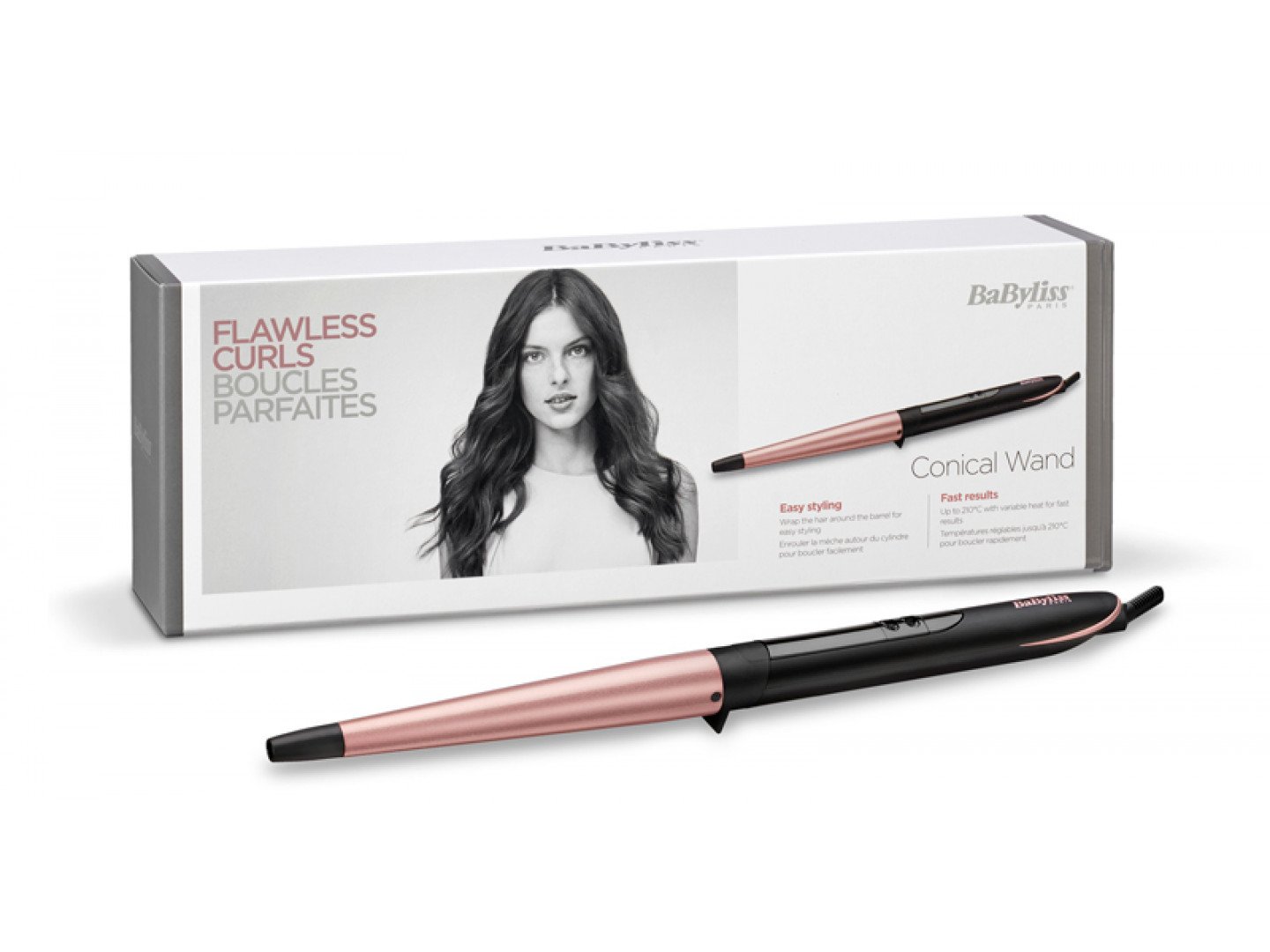 Плойка BaByliss C454E, Черный Розовый