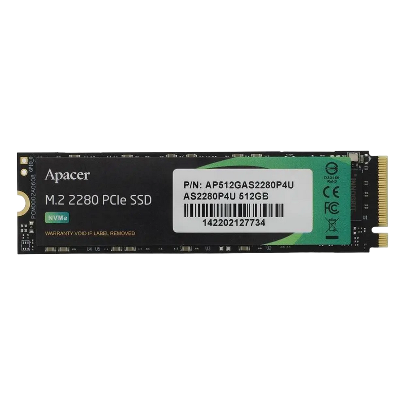 Unitate SSD Apacer AS2280P4U, 512GB, AP512GAS2280P4U-1
