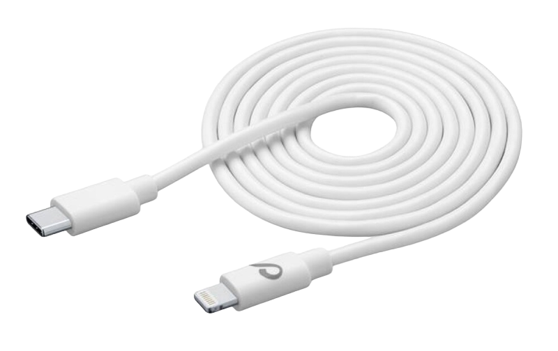 Type-C to Lightning Cable Cellular, Power MFI, 3M, White