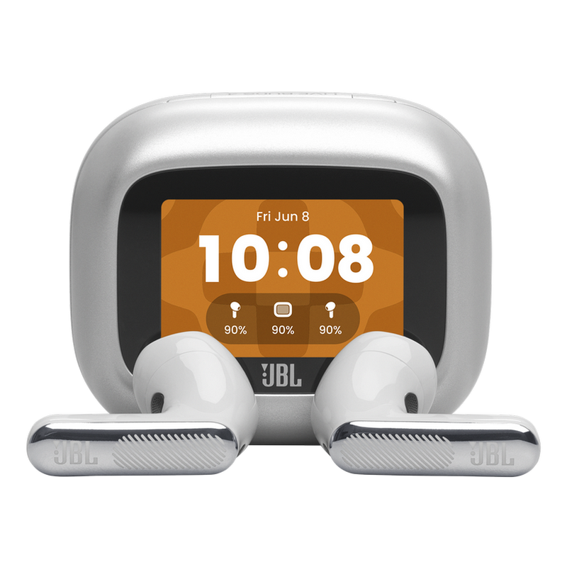 Căști Bluetooth JBL LIVE Flex 4 Argintiu