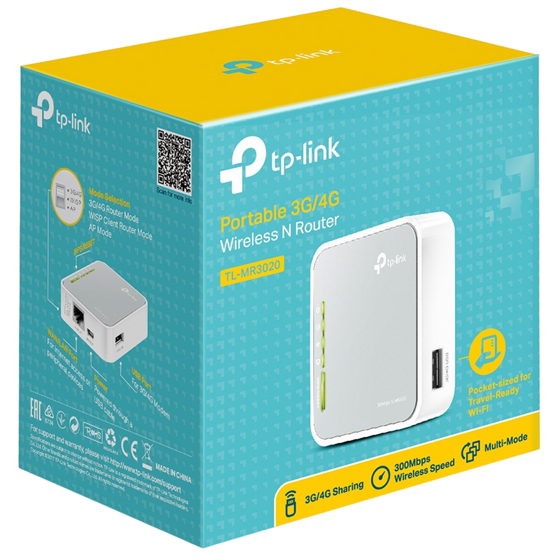 3G/4G Wi-Fi N TP-LINK Router, 