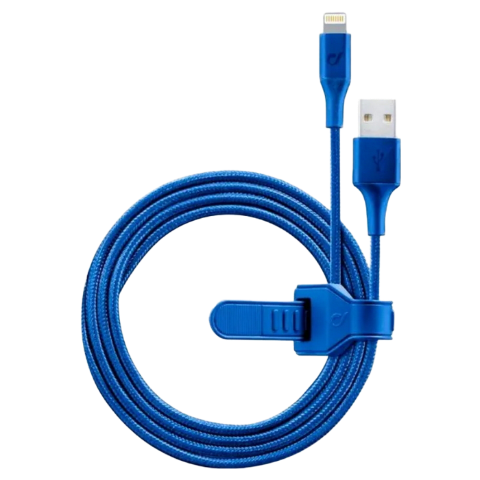 Lightning Cable Cellular, Strip MFI, 1M, Blue