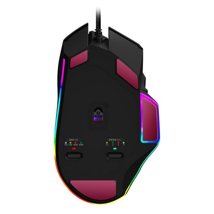 Gaming Mouse Bloody W95 Max, 100-12000dpi, 10 buttons, 35G, 250IPS, Extra Fire Wheel, RGB,USB, Black