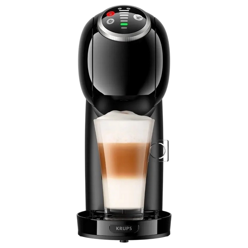 Cafetiera cu capsule Krups Genio S Plus + Capsule Nescafe Dolce Gusto Negru