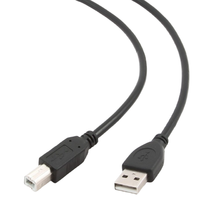 Cable USB, AM/BM,  5.0 m, USB2.0, High quality with ferrite core, CCP-USB2-AMBM-15