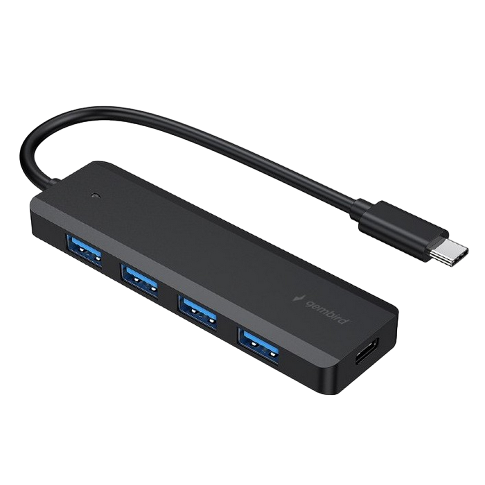 USB-концентратор Gembird UHB-CM-U3P4P-01 Черный