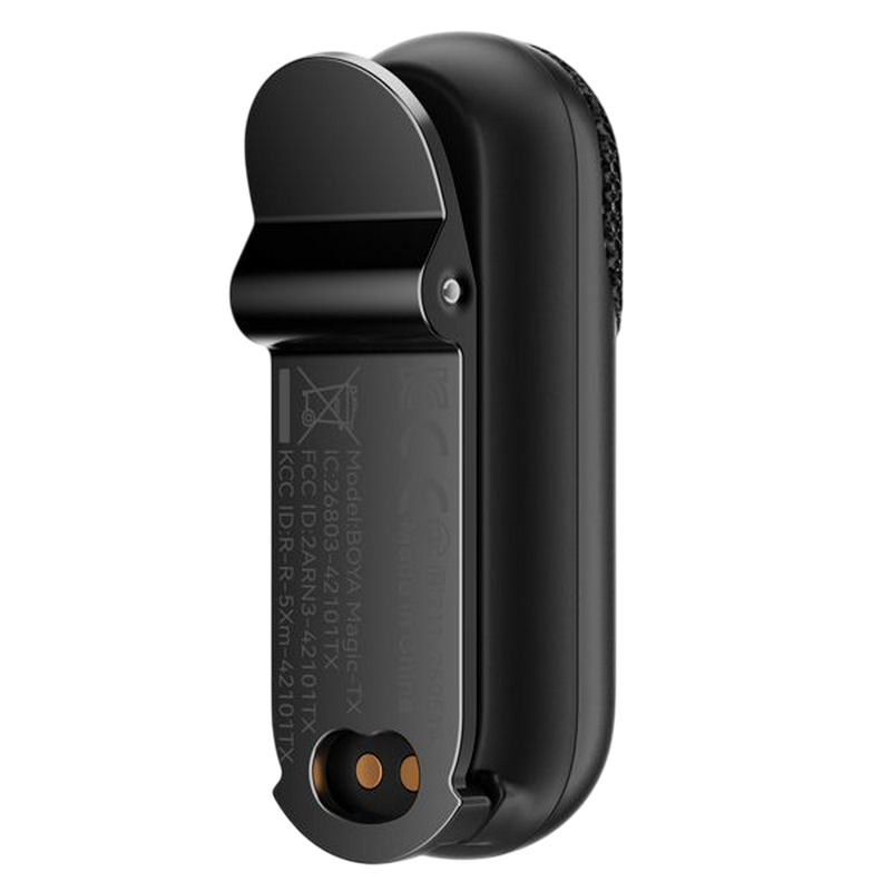 Microfon portabil pentru înregistrare vocală Boya Magic Fără fir Negru