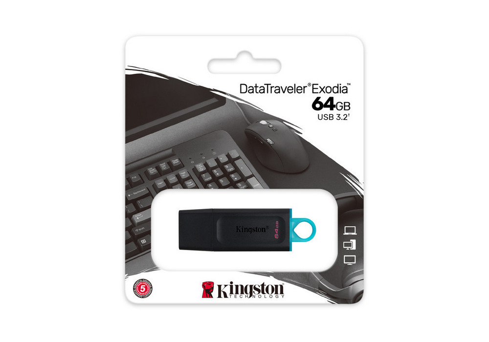 Flash Drive Kingston DataTraveler Exodia (DTX/64GB)