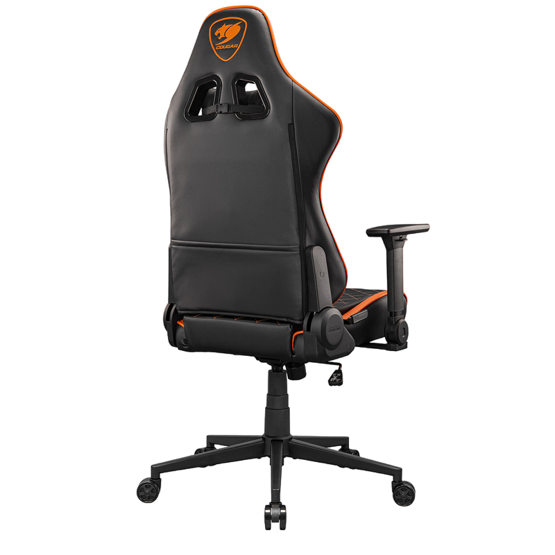 Scaun Gaming Cougar Armor One V2, PVC Piele, Negru | Portocaliu