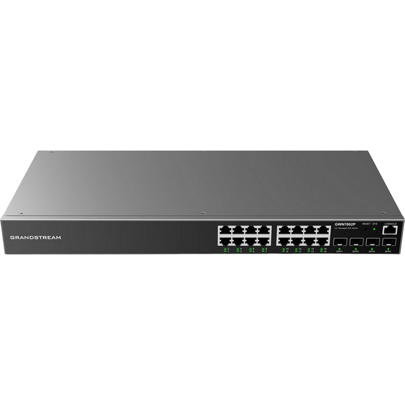 Comutator PoE Grandstream GWN7802P, IEEE 802.3af/at