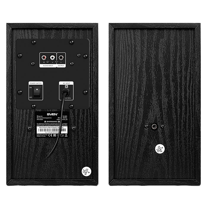 Компьютерные колонки 2.0 SVEN SPS-625, Чёрный