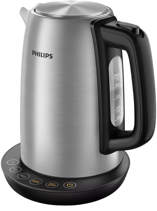 Fierbător electric PHILIPS HD9359/90, Argintiu