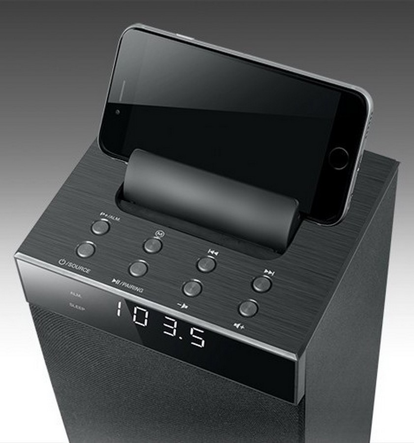 Audio System MUSE M-1280 BT, Audio Tower: Bluetooth/USB/SD/FM/NFC