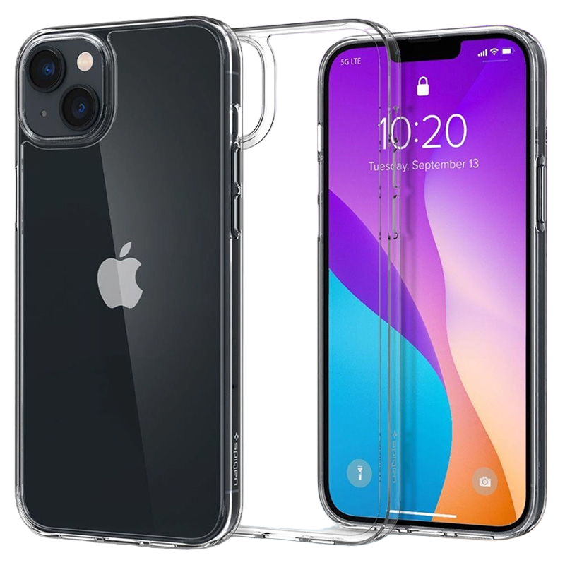 Spigen iPhone 14, Airskin Hybrid, Crystal Clear